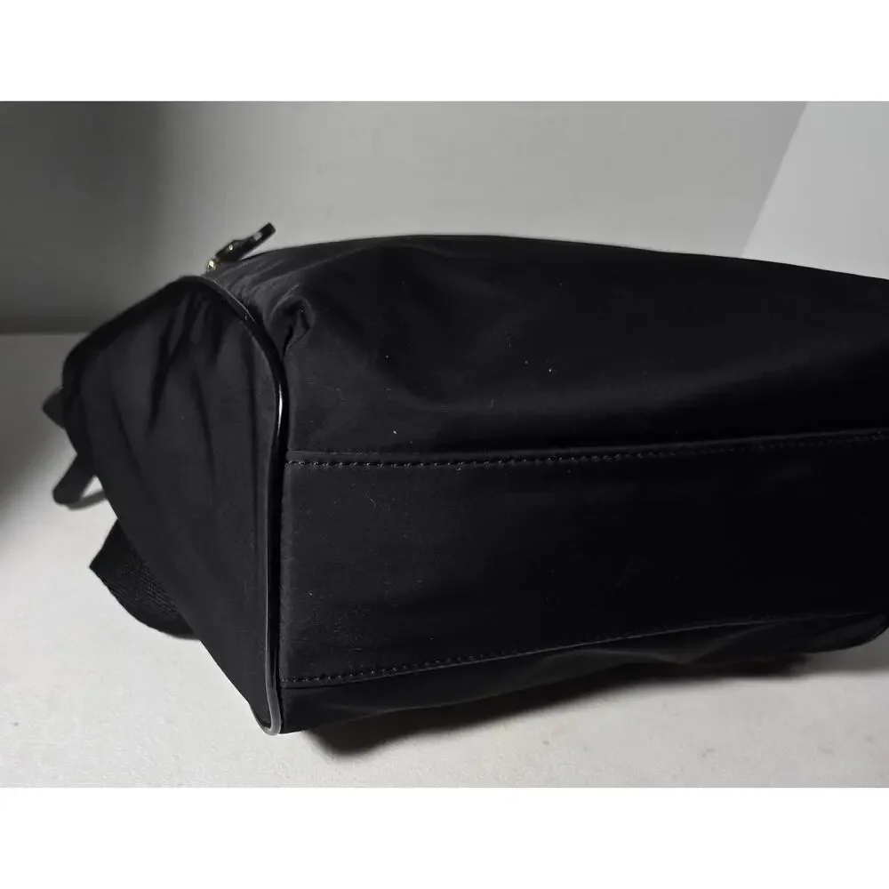Radley London Backpack Nylon Black with Scottie Charm Pockets